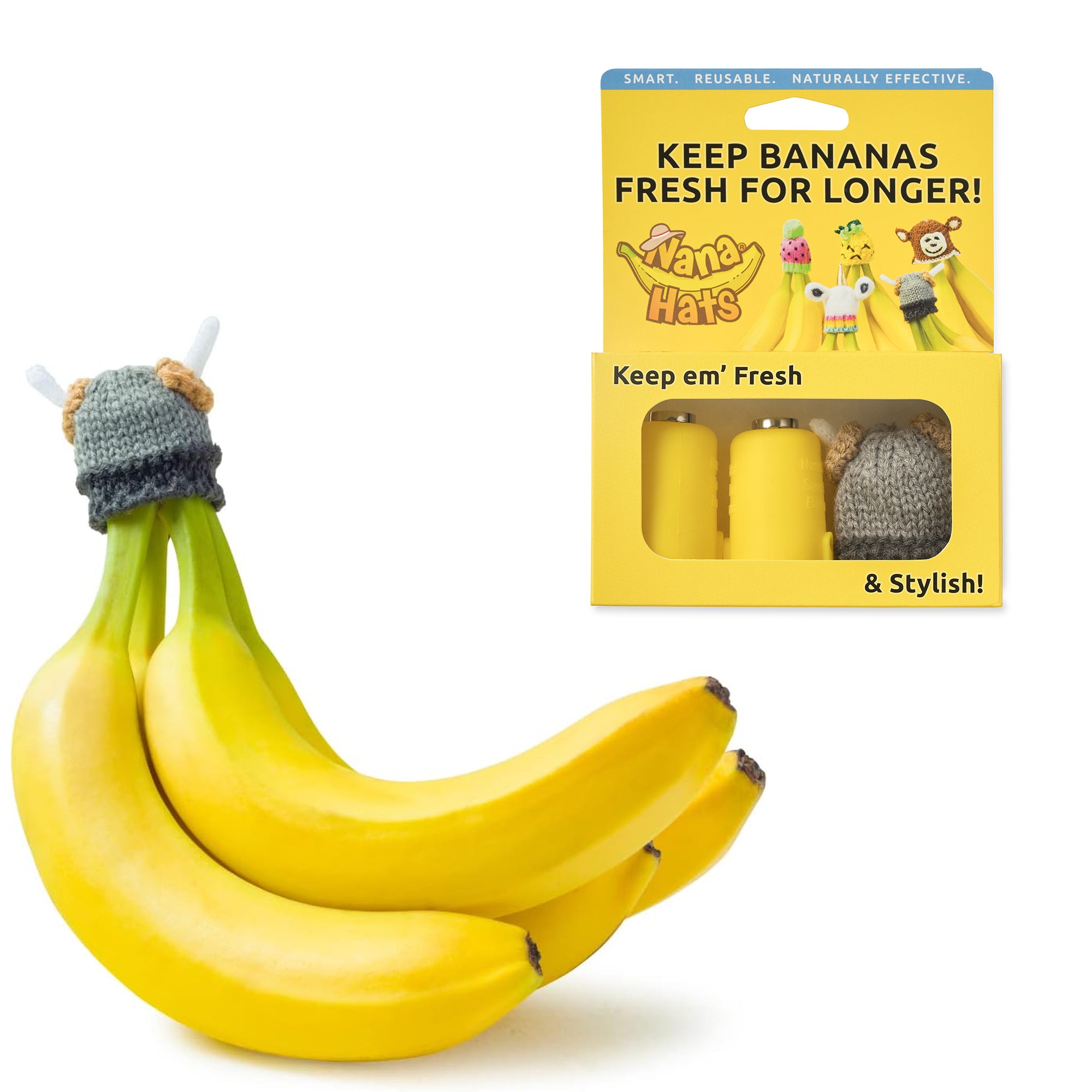 Viking Nana Hat | Includes 2 Stretchy Silicone Caps with Magnets