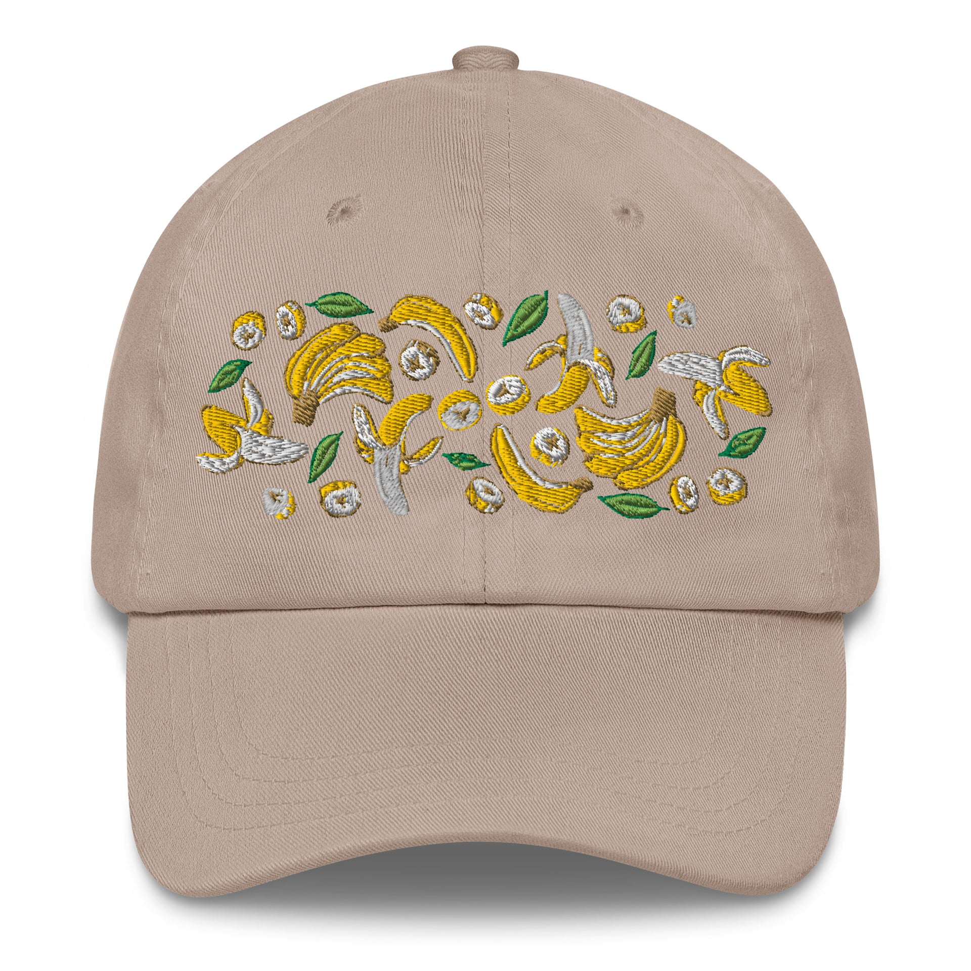 Bananas Baseball Hat – Embroidered Dad Cap, Adjustable Strap, Multiple Colors | Soft Cotton, Unstructured